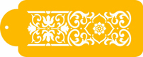 Victorian Scroll Designer Stencil