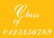 Class of 200+ Graduation Designer Stencil