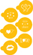 Valentine Cupcake Tops Designer Stencil