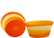 Orange Swirl Mini Baking Cups