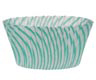 Turquoise Striped Standard Baking Cups