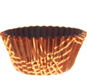 1 1/8" Brown and Gold Plaid Candy Cups (#4)