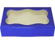 Blue Foil Cookie Box, 1 Part (Folding)