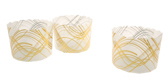 Paper Bakeware - Gold Weave Baking Cup