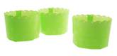 Plastic Bakeware - Polka Dot Green Dessert Cups