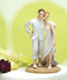 Bride and Groom on Beach Cake Topper