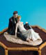 Couple on Beach Cake Topper