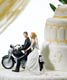 Motorcycle Couple Cake Topper