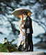 Showered With Love Couple Cake Topper