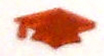 Orange Graduation Cap Confetti