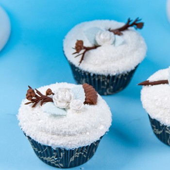 Winter Wedding Cupcakes