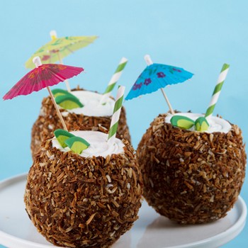 Coconut Shaped Mini Cakes