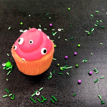 Monster Eyeballs Cupcake