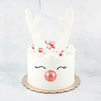 White Reindeer Cake