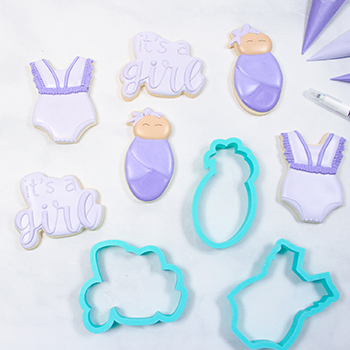 Baby Girl Sugar Cookies