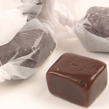 Chocolate-Honey Caramels