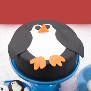 Winter Penguin Cake