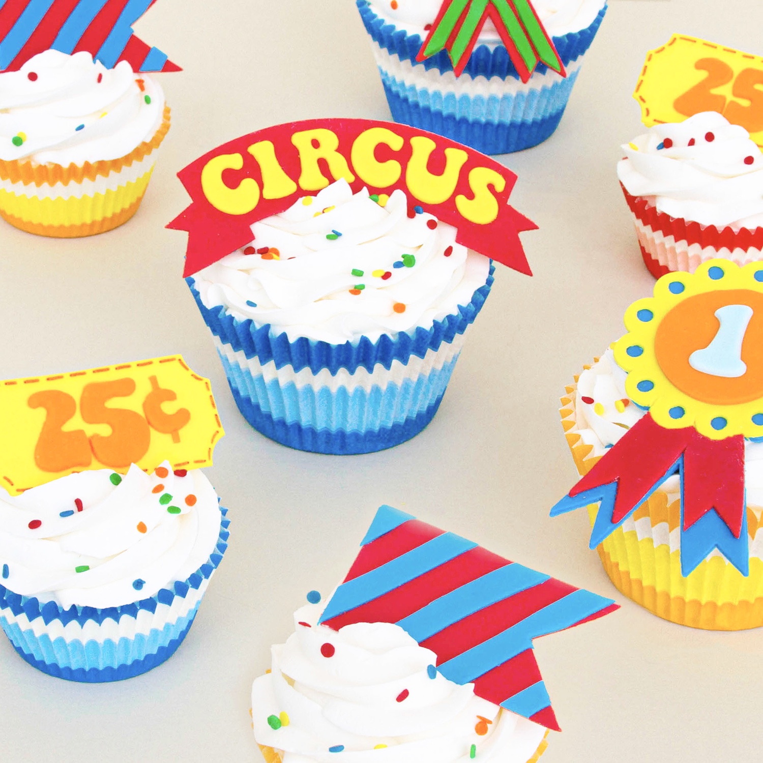 Circus Cupcakes