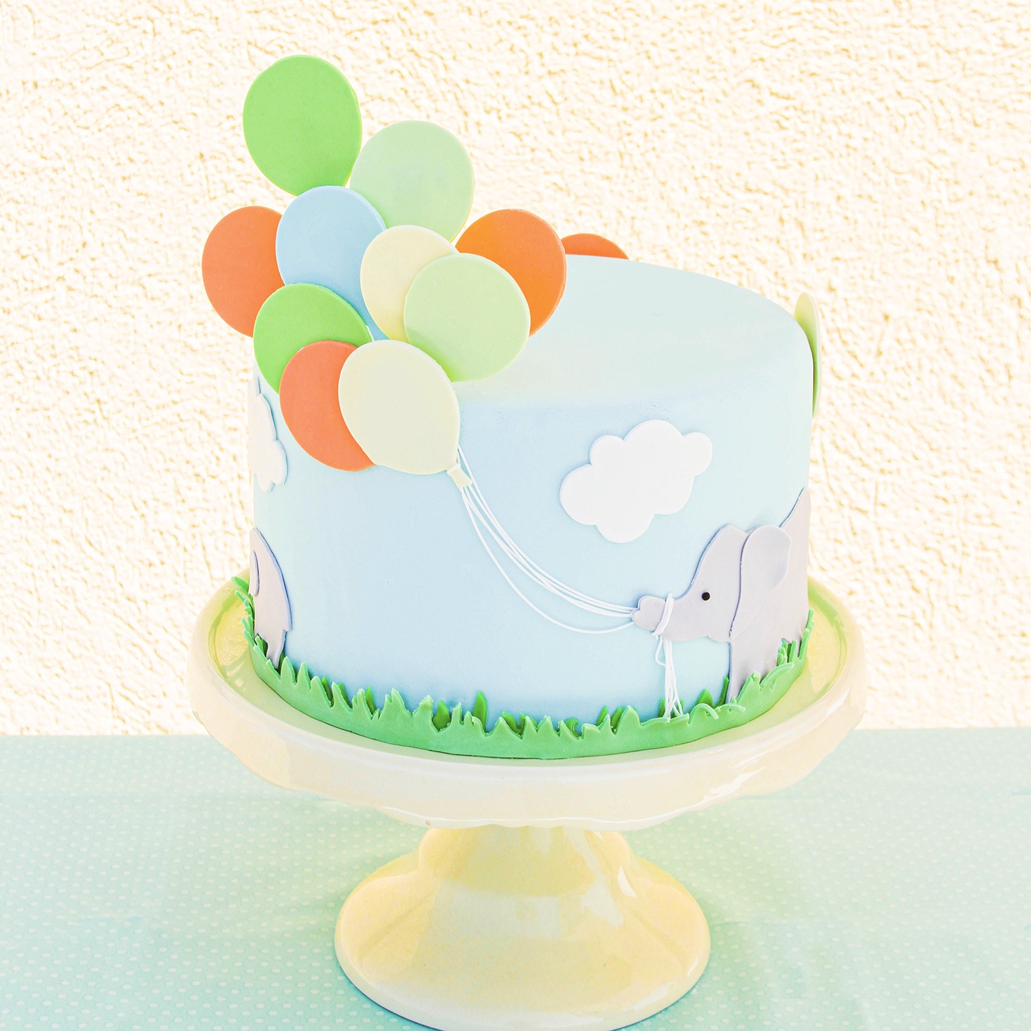 Elephant Balloon Cake