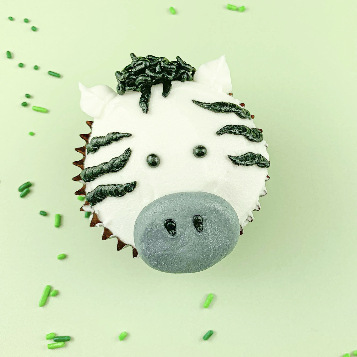Zebra Cupcake
