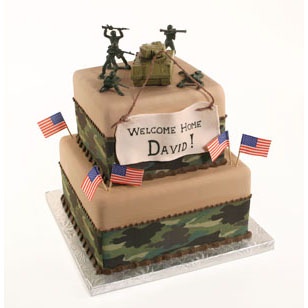 Welcome Home Soldier Cake