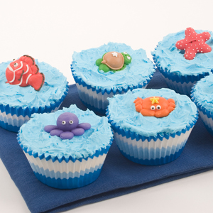 Sea Creature Cupcakes