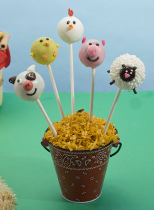 Barnyard Cake Pops