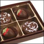 Valentine chocolate transfer sheets