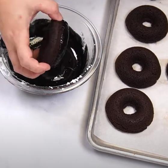 Mummy Halloween Donuts