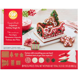 Gingerbread Holiday Sleigh Kit