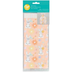 Floral Bunny Treat Bags