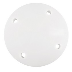 6" White Locking Round Separator Plate