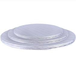 Silver Round Cake Board