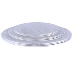 Silver Round Cake Board