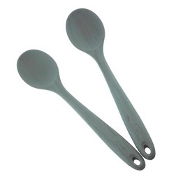 Silicone Mini Spoons - Marble