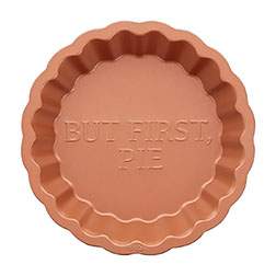Copper Scalloped Pie Pan