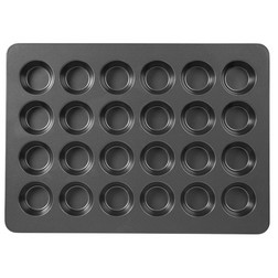 R&M International Kiddie Muffin Pan 6 Cup Non-Stick