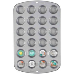 Wilton 12-Cup Silicone Mini Muffin Pan - Crazy Gray Ghost