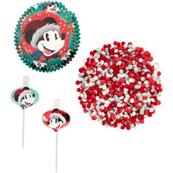 Christmas Mickey Cupcake Decorating Kit
