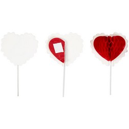 Heart Cupcake Toppers