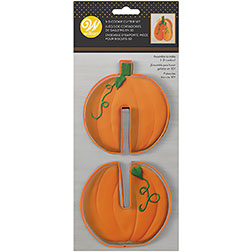 3D Pumpkin Cookie Cutter Set