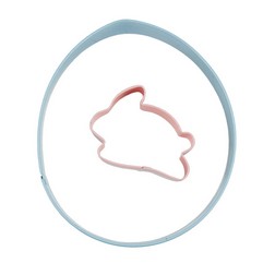 Egg with Bunny Cookie Cutter Set
