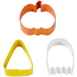 Halloween Cookie Cutter Set - Pumpkin/Candy Corn/Ghost