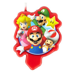 Super Mario Birthday Candle