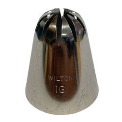#1G Closed Star (3/4" 10 Petal) Stainless Steel Piping Tip