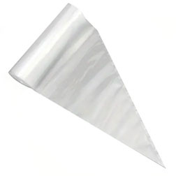 12" Clear Disposable Decorating Bags on a Roll