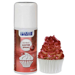 Red Edible Lustre Spray