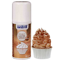 Bronze Edible Lustre Spray