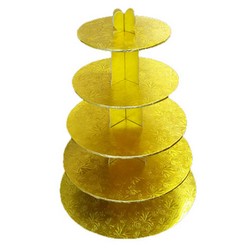 Gold 5 Tier Cupcake Stand