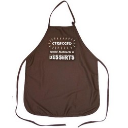 Stressed is Desserts Backward Apron - Adult